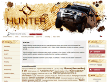 Tablet Screenshot of hunter-cz.eu